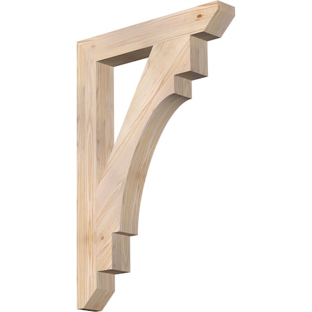 Merced Slat Smooth Bracket, Douglas Fir, 3 1/2W X 24D X 36H